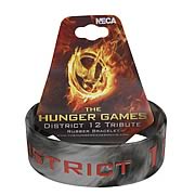 Hunger Games Movie District 12 Tribute Rubber Bracelet